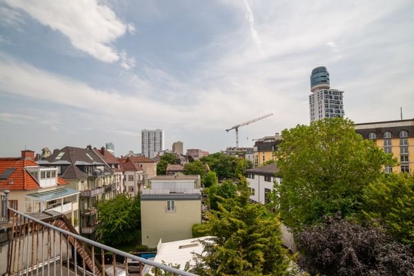 Ausblick von der Dachterrasse