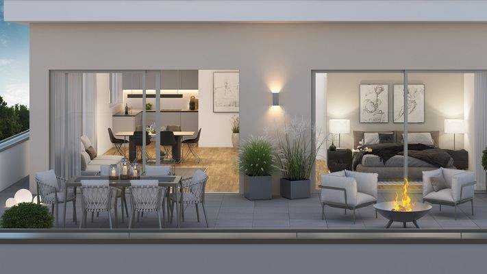 Impressionen Dachterrasse ETW 8