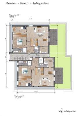 Grundriss Obergeschoss