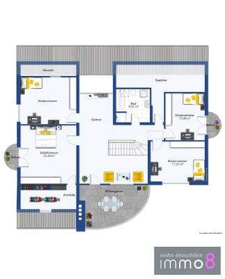 Grundriss Obergeschoss