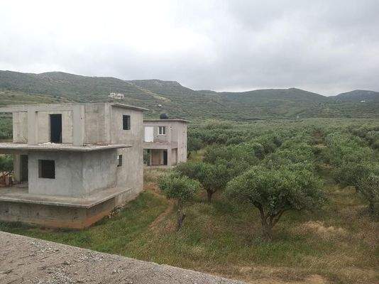 Kreta, Trachilos: Investitionsprojekt - 3 Rohbau-Villen zu verkaufen