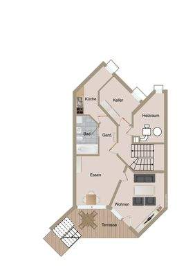 Untergeschoss - Einliegerwohnung