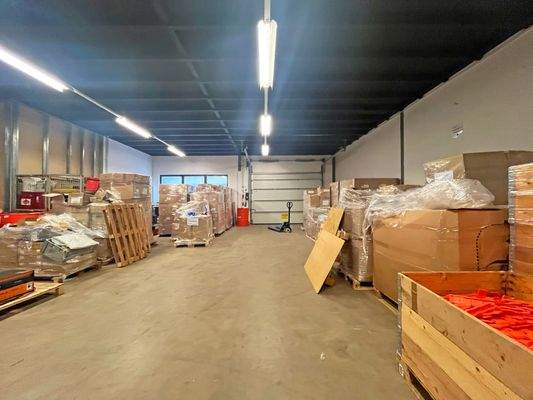 Vermietete Lagerfläche