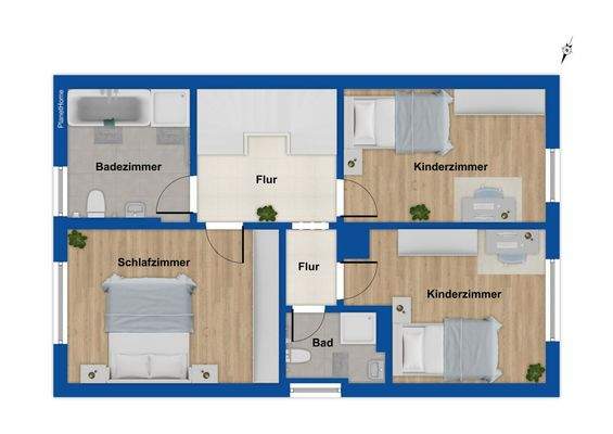 Grundriss Obergeschoss