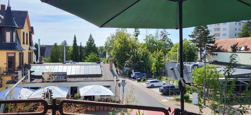 Blick Balkon DG Wohnung