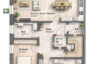Grundriss OG 8a KI Visualisierung
