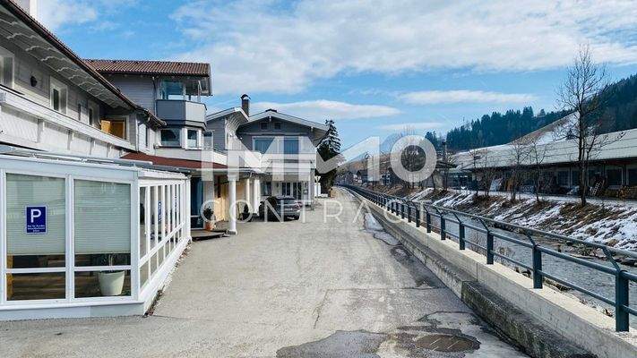 Gastlokal und Fitnessstudio