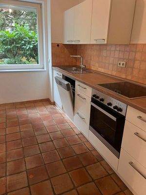 Küche mit Terracottafliesen