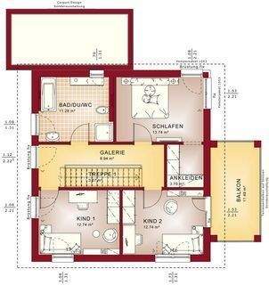 Grundriss EVO 136 V5 DG