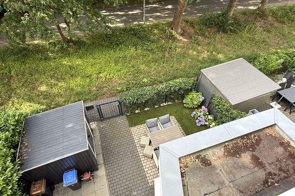 Blick vom DG in den Garten