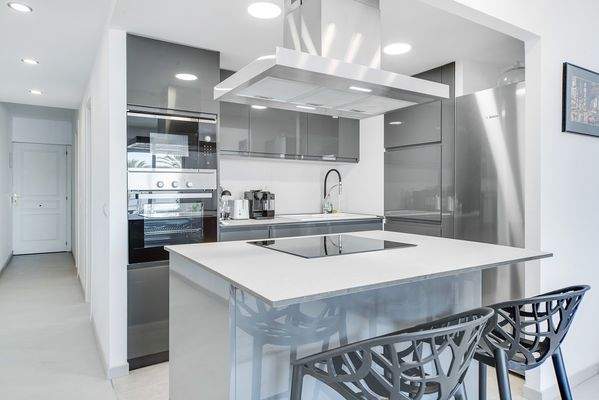 Kitchen in apartment in Magaluf