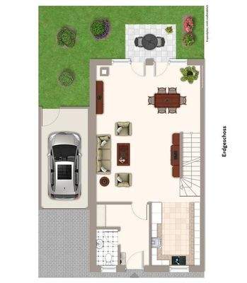 farbiger Grundriss EG