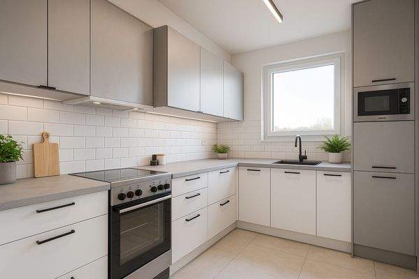 Digitales Renovierungsbeispiel Küche