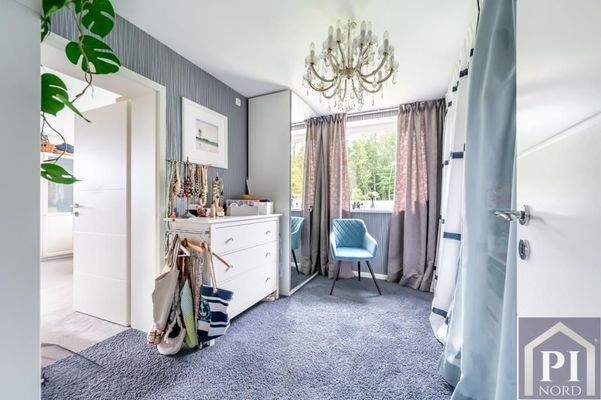 Ankleidezimmer im Dachgeschoss