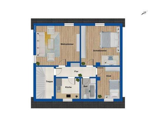 Grundriss Dachgeschoss