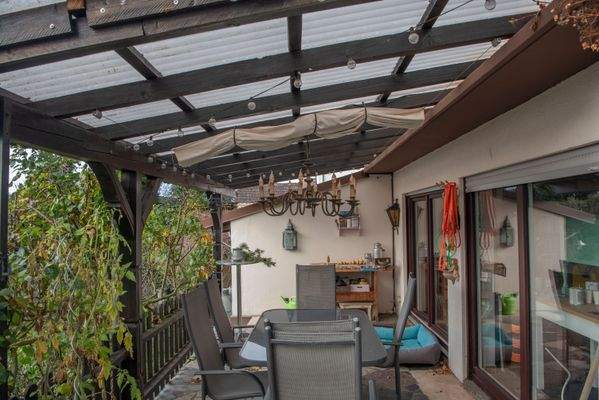 Überdachte Terrasse