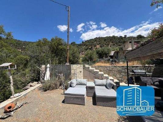 Kreta, Krevvatas: Charmantes Haus mit herrlichem Meerblick zur Südküste zu verkaufen