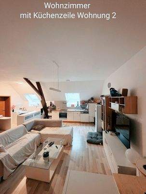 Wohnung 2 Blick zur Küchenzeile 