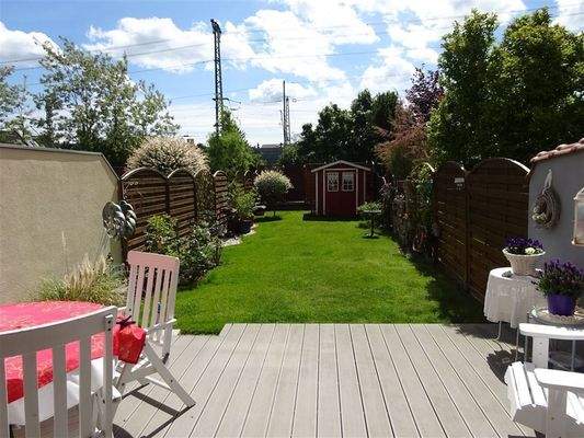 Blick in den Garten hinten