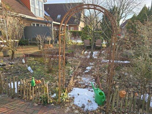 Der Bauerngarten vor dem Haus