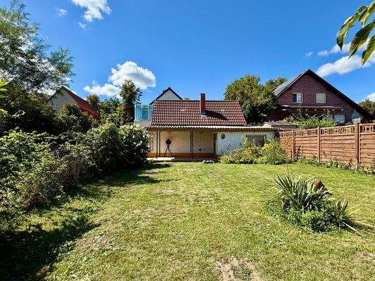 Rückansicht Garten