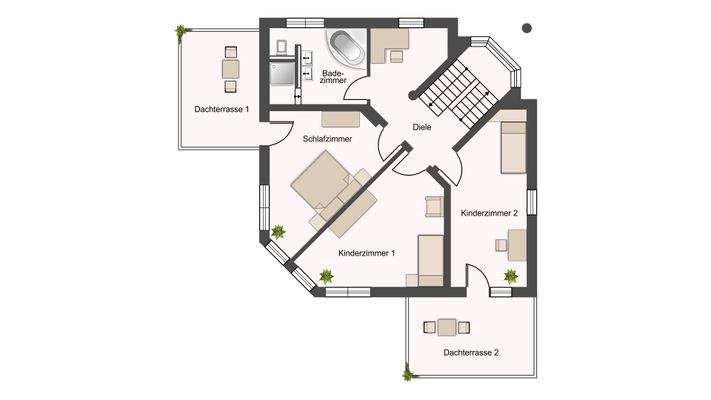 Grundriss 1. Obergeschoss