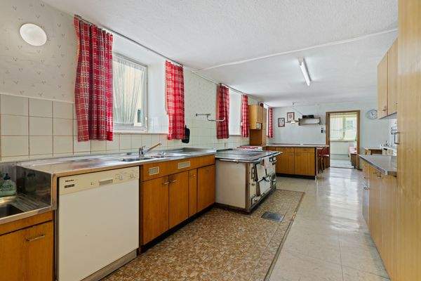 "Der Huberwirt" - Blick in die Küche