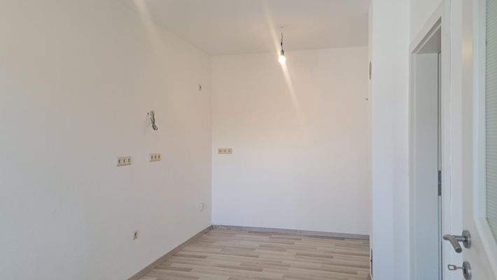 Küchenbereich bereits leer