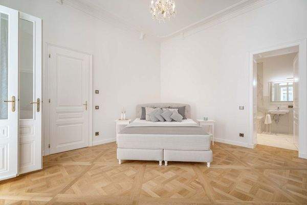 1010_Wien_Imperiales Palais-Apartment_ Schlafzimmer