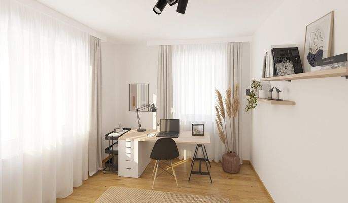 Praktisches Arbeitszimmer