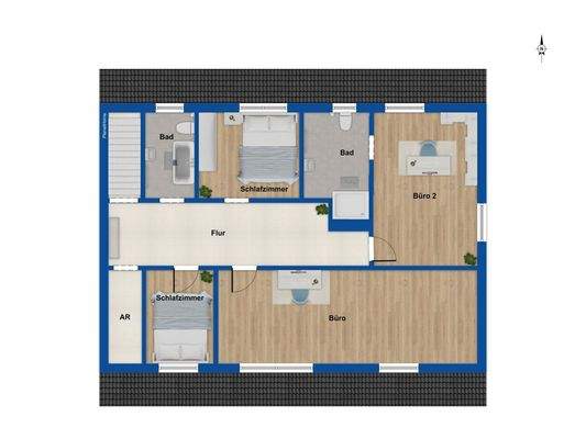 Grundriss Dachgeschoss