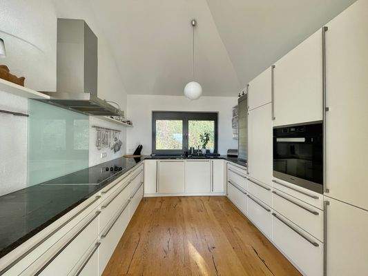 Die moderne Küche bietet allen gewünschten Komfort an