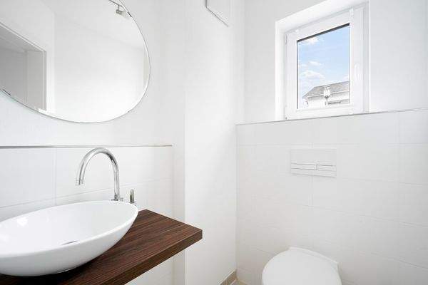 Gäste-WC im Erdgeschoss