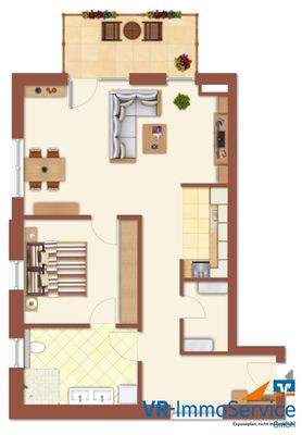 Moderne 2-Zimmer-Wohnung