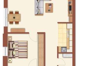 Moderne 2-Zimmer-Wohnung