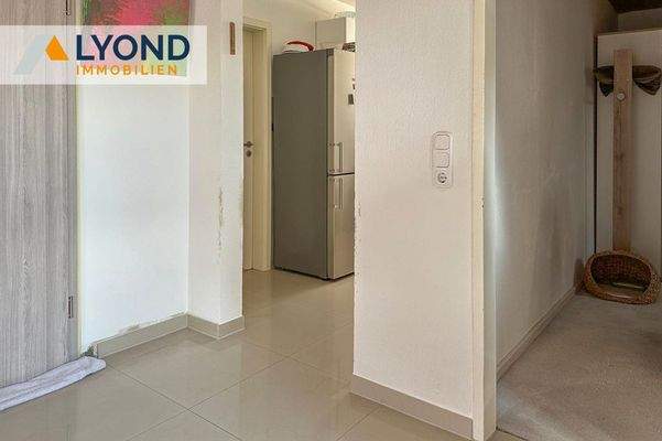 Zugang zur Küche Dachgeschosswohnung