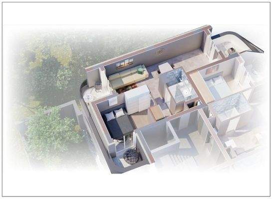 Kreta – Chania-Lentariana: Moderne Neubauwohnung mit einem Schlafzimmer zu verkaufen