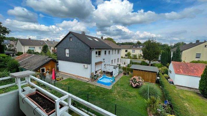 Ausblick vom Balkon_links