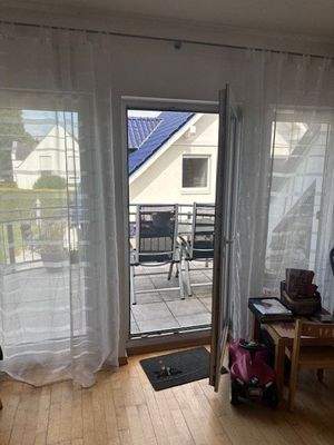 Blick auf den Balkon