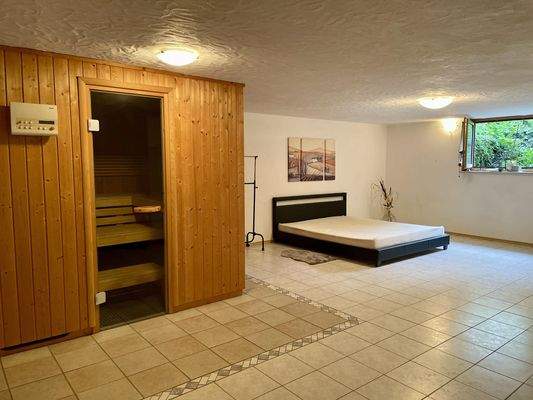 Sauna im Keller