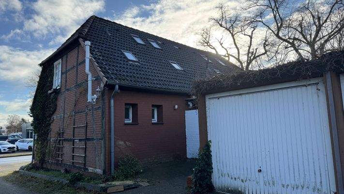 Seitenansicht vom Innenhof