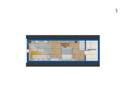 Grundriss Spitzboden