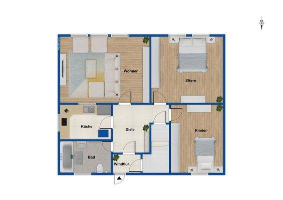 Grundriss - Erdgeschoss