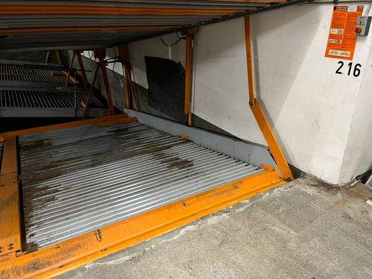 Ein Stellplatz in der unteren Ebene