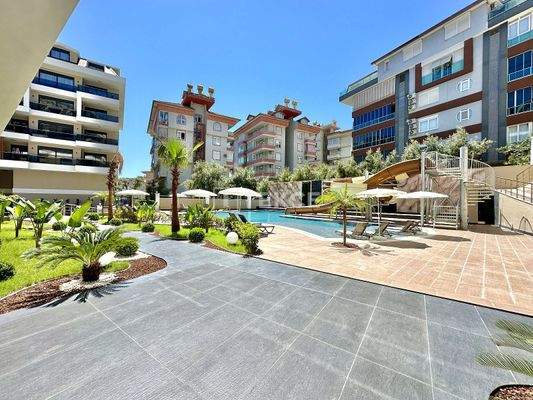 Stylish Flats in a Complex with Pool and Parking in Alanya