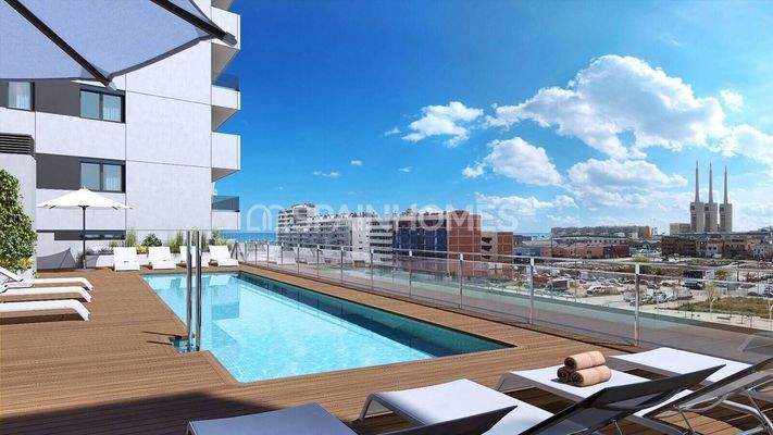 Seafront Flats with Breathtaking Views in El Gorg, Badalona
