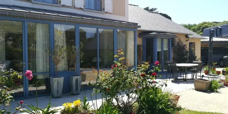 Blick auf die Terrasse