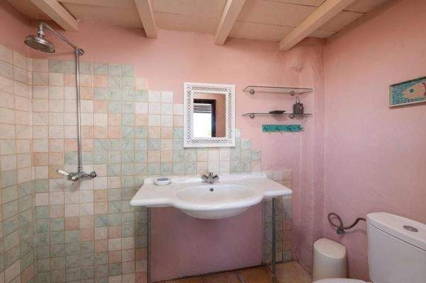 Kreta, Elounda: Charmantes Dorfhaus mit Innenhof und Terrassen mit Meerblick