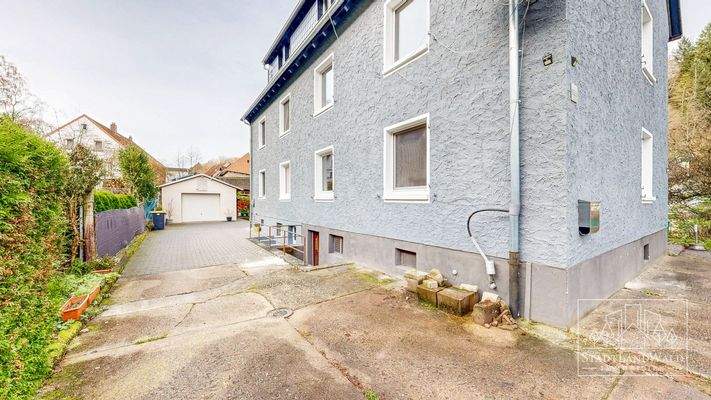 Blick zum Nachbarhaus