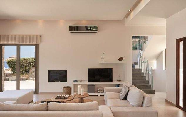 Kreta, Schisma Eloundas: Exklusive Villa mit Meer- und Sonnenuntergangsblick zu verkaufen